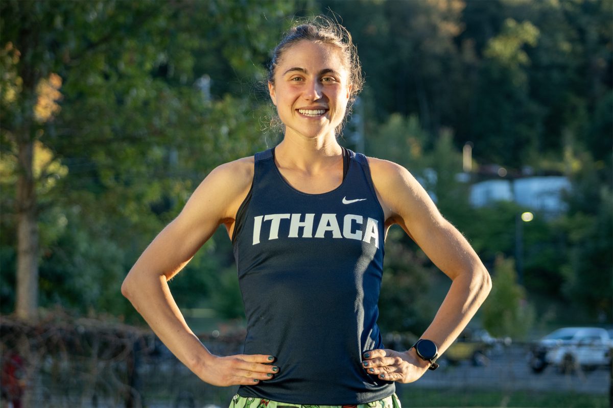 Sophomore Lola Gitlin transferred from Division l Long Island University in Spring 2025 with the intention of playing soccer. Gitlin switched to cross country in the fall. 