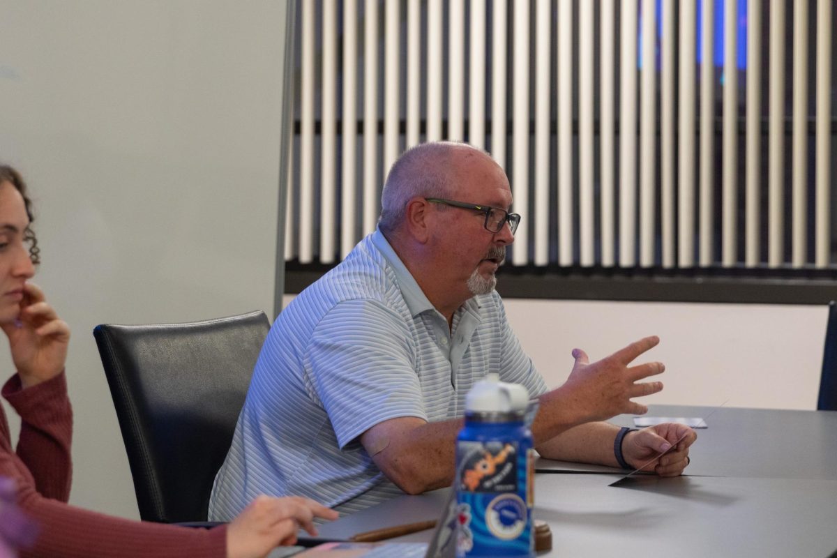 The Ithaca College Student Governance Council met Sept. 15 to speak to Reginald Briggs — senior director of Dining Services — about issues with food services on campus. Briggs presented a flyer to give clarity on all of the services offered on campus.