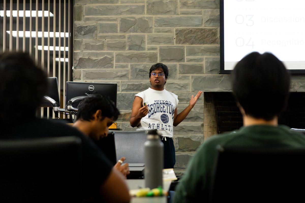 Senior Rishabh Sen, president of the student body said SGC initiatives should align with three goals: student wellbeing, sustainability and transparency. 