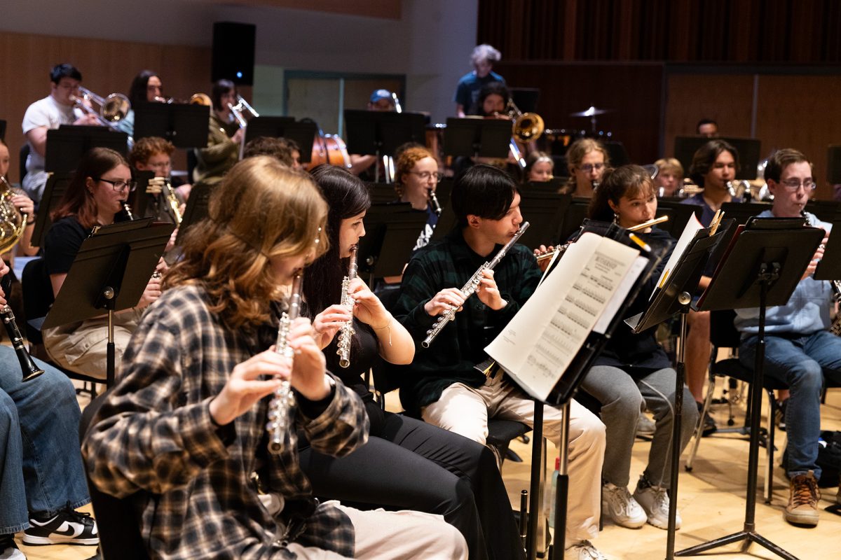 Students in the School of Music, Theatre, and Dance's conducting master's program will have the opportunity to accompany and conduct ensembles.
