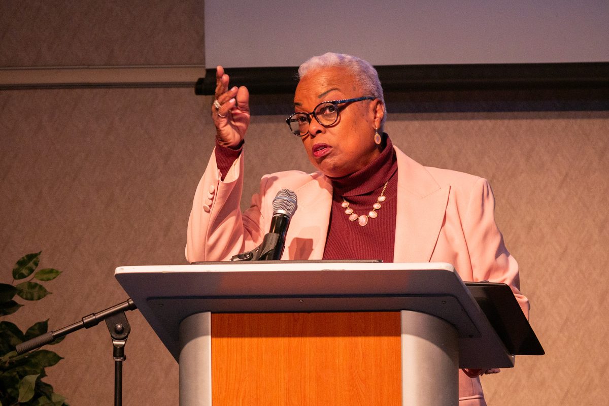President La Jerne Cornish shared a recap of the Board of Trustees’ fall meetings, which ran Oct. 8 through Oct. 10 on campus.