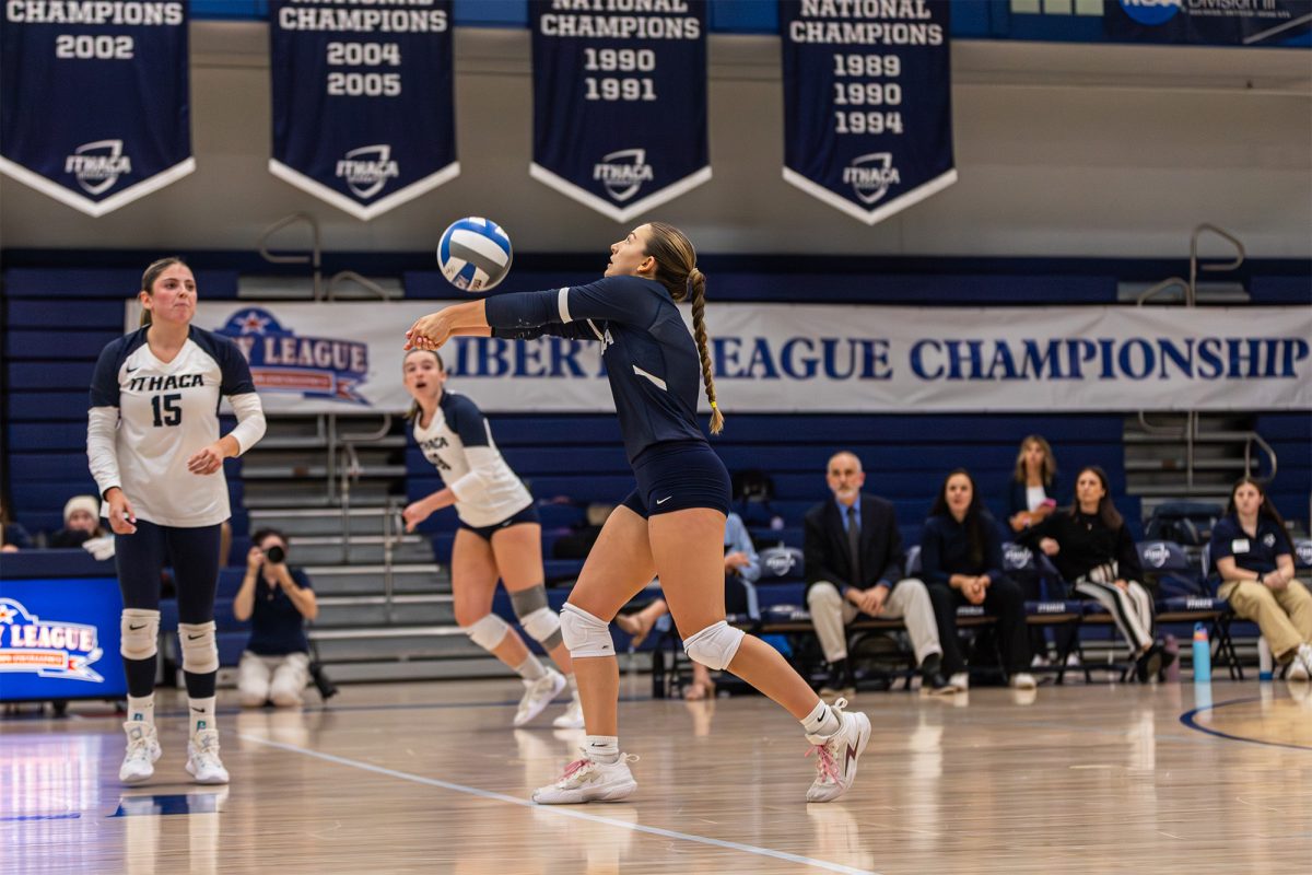 The Ithaca College Volleyball team captured its fourth consecutive Liberty League championship 
Nov. 15. After a historic 24-4 regular season, the team is determined to win a national championship.