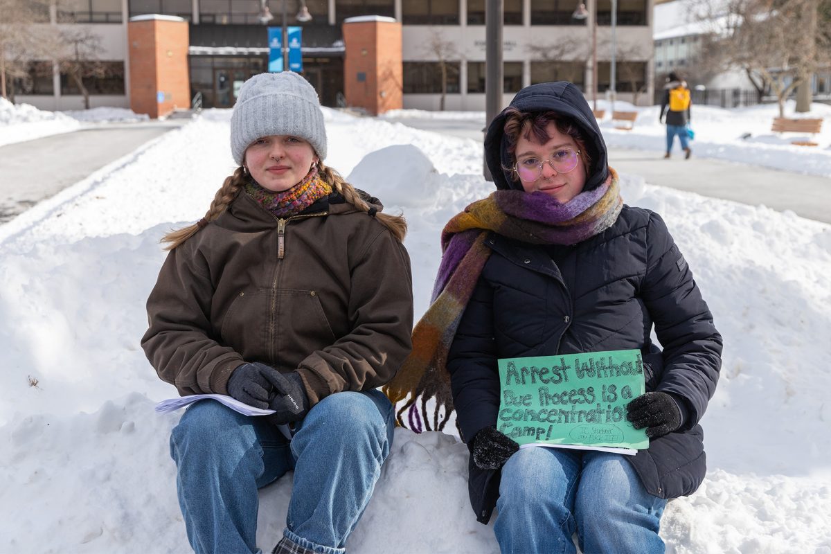 Senior Mette Aarsheim said that the idea of organizing a walkout came to her and fellow student, sophomore Juliet Mitchell, as they both felt that something needed to happen on campus during the day of national action. 