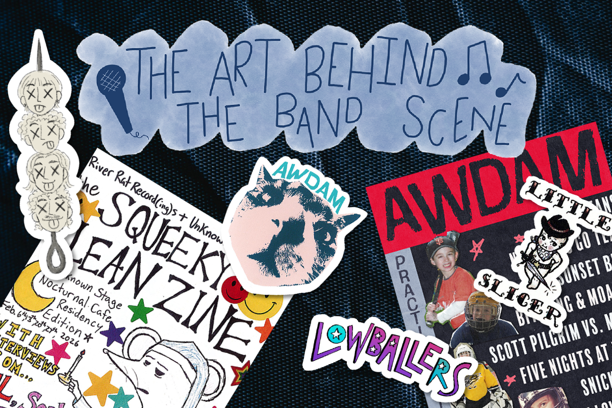 Art behind the band scene