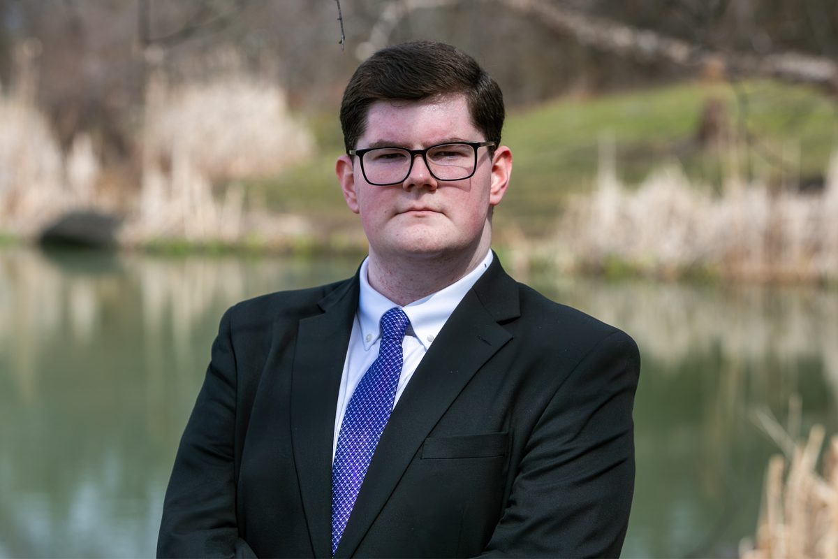 Sophomore Nolan Swinwood, president of IC Democrats, explains the importance of staying engaged with the political system because he believes progress requires participation. 