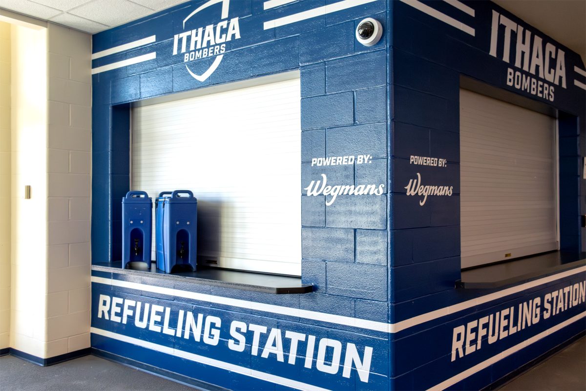 The Wegmans student-athlete refueling station, located in Glazer Arena opened Jan. 20 and provides healthy snack and drink options to student-athletes. 